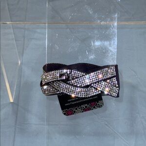 Paparazzi Purple and Silver Braided urban bracelet